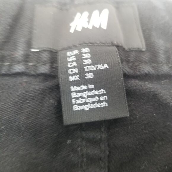 Like New Black H&M Skinny Fit. Size 30 - Picture 4 of 9